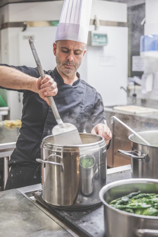 Chef al lavoro